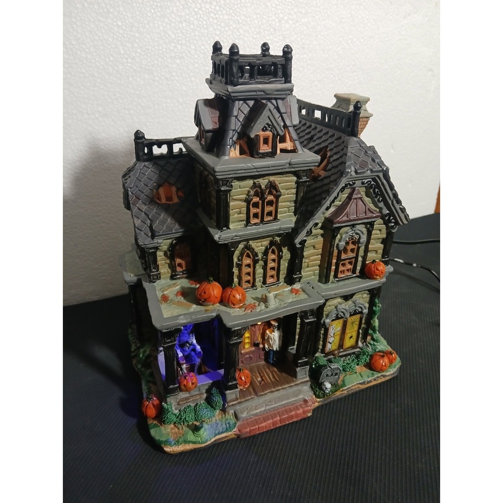 Lemax Spooky Town Witches Perch 2006 Signature Collection Retired & Rare WORKING - Picture 4 of 7